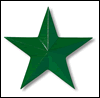Gemini Sign Letters - Cast Metal Plaques Colors 0222-Emerald Green