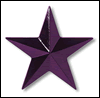 Gemini Sign Letters - Cast Metal Plaques Colors 2287-Purple