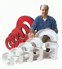 Mark with Channel Sign Letters