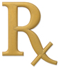 Rx Round Face Sign Symbol